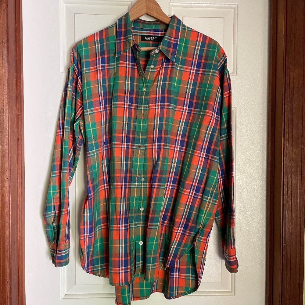 Lauren Ralph Lauren Flannel Shirt Large